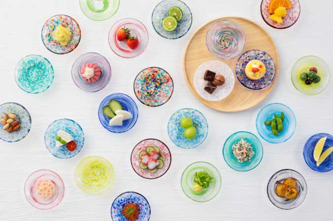 色色豆皿［11月］ | シリーズ | ハンドメイドガラスの伝統工芸品「津軽びいどろ」