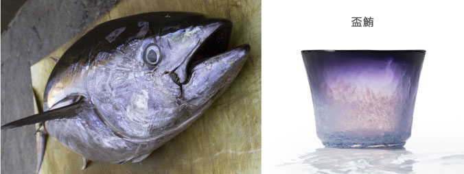 あおもりの肴 盃［7月］ | ピックアップ | ハンドメイドガラスの伝統