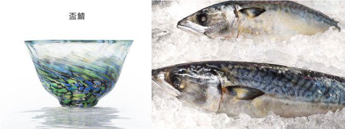 あおもりの肴 盃［7月］ | ピックアップ | ハンドメイドガラスの伝統