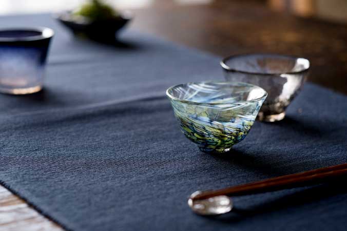 あおもりの肴 盃［7月］ | ピックアップ | ハンドメイドガラスの伝統