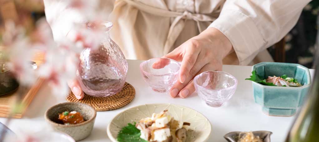 耐熱さくら［1月］ | シリーズ | ハンドメイドガラスの伝統工芸品