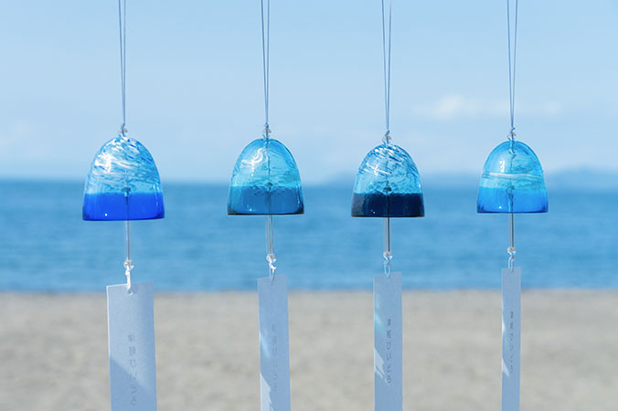 あおもりの海 風鈴［9月］ | シリーズ | ハンドメイドガラスの伝統工芸