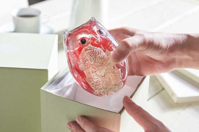津軽びいどろ」を贈りものに | シリーズ | ハンドメイドガラスの