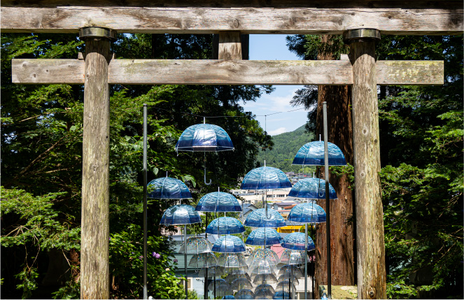 浅虫八幡宮の風景写真です